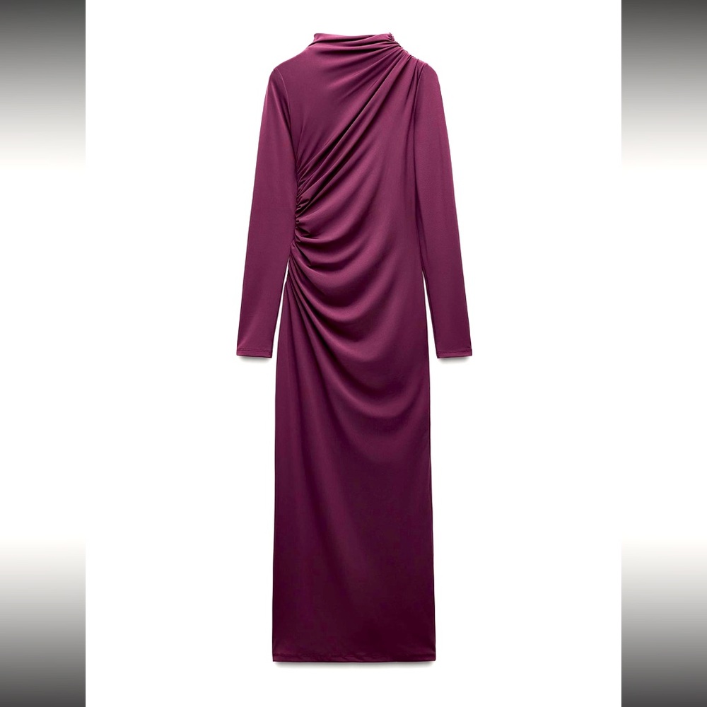 Zara Draped Midi Dress